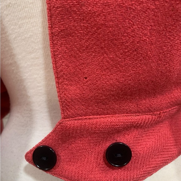 Vintage 40’s coral wool cropped western wear long sleeved jacket size M - Picture 13 of 14